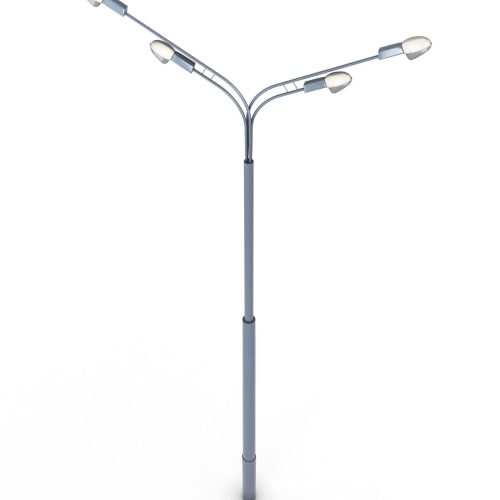 Electric street lamp post